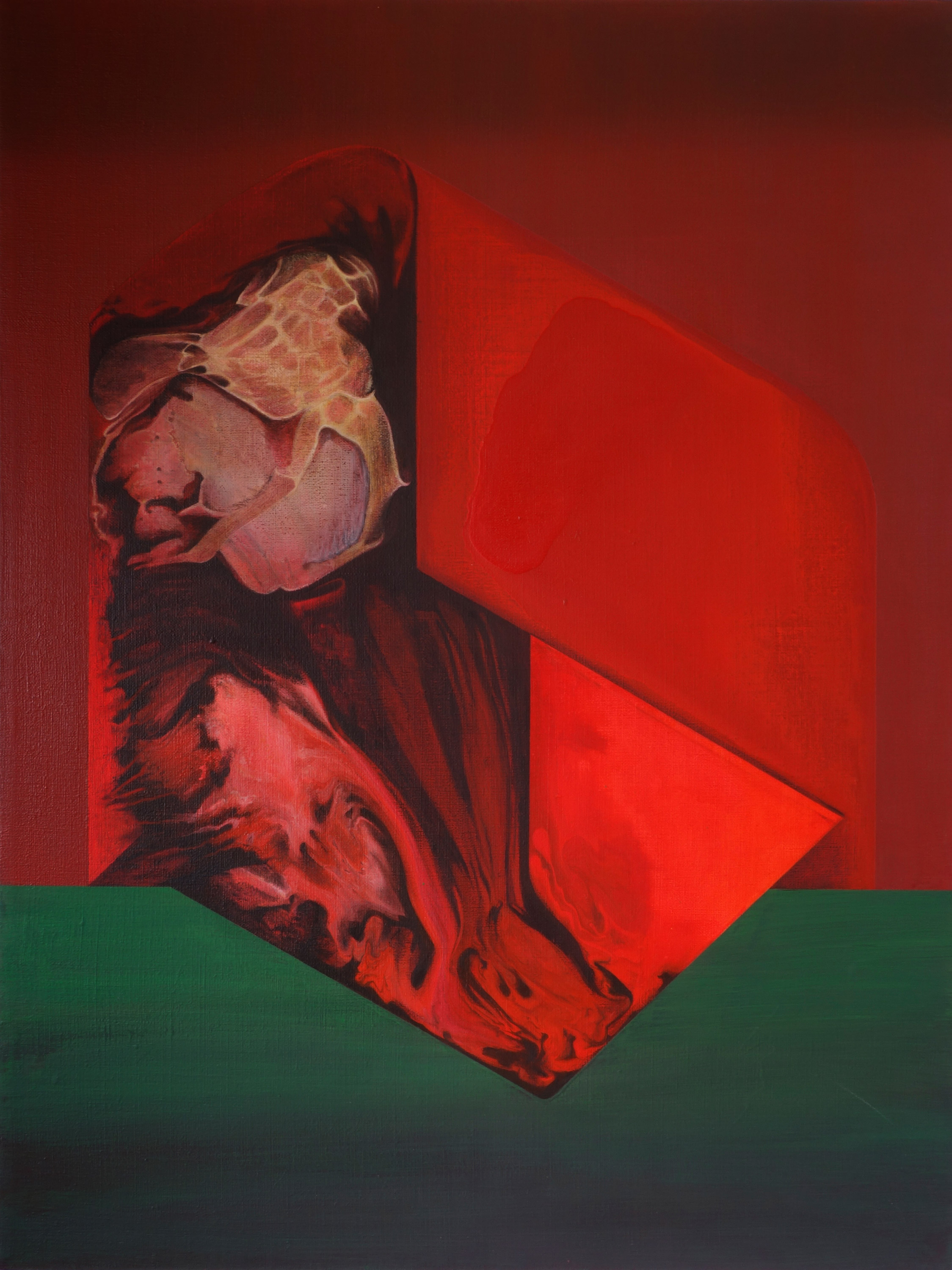 2016 Confrontation 15, acrylique sur toile, 60 x 80 cm