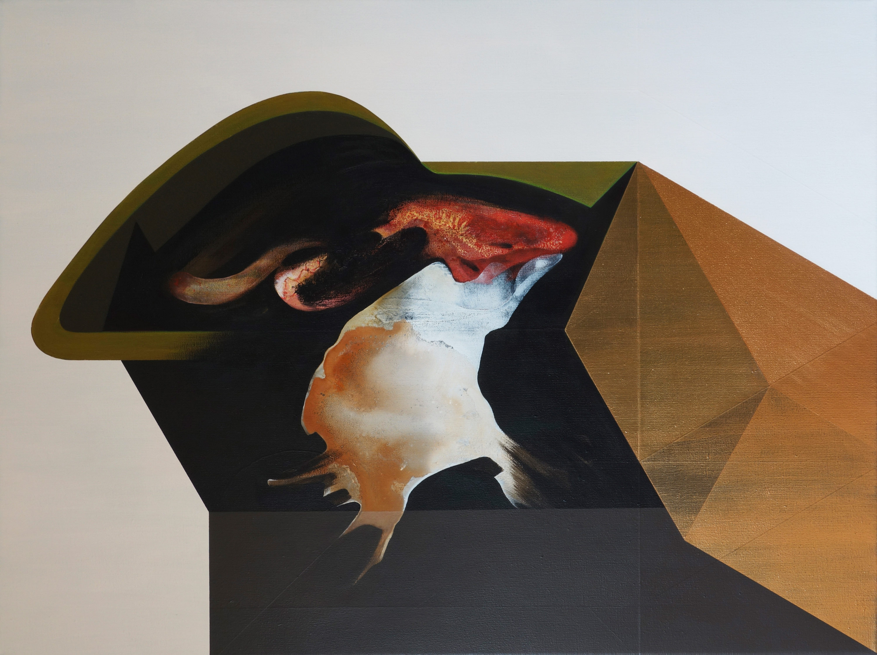 2016, Confrontation 16, acrylique sur toile, 80 x 60 cm