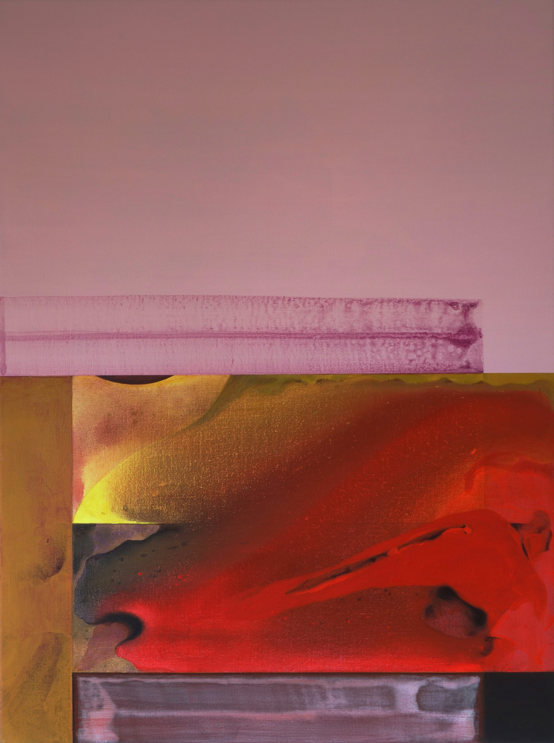 2016 Confrontation 18, acrylique sur toile, 60 x 80 cm